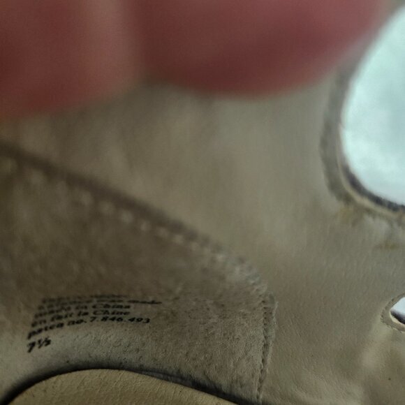 Seychelles Anthropologie Kayak Crushed Velvet Peep Toe Heels Womens Shoes Sz 7.5 - Picture 6 of 16